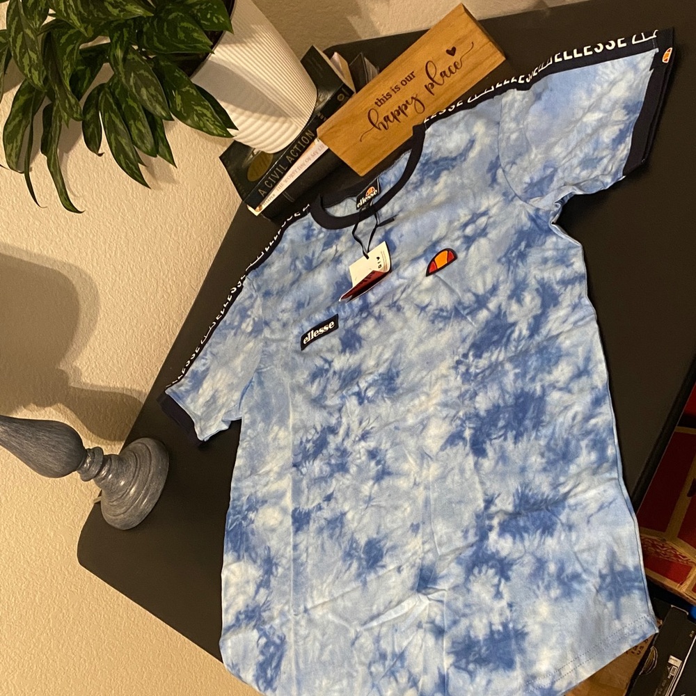 Ellesse Blue Tie-Dye Shirt